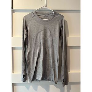 P'tula Trim Tech Long Sleeve Crew Shirt Nylon Spandex Breathable Long Sleeve Top